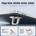 Giá đỡ laptop 1 Tầng - Nhôm, 1 cấp độ điều chỉnh, cho máy tính 11-18inch - Ảnh 4