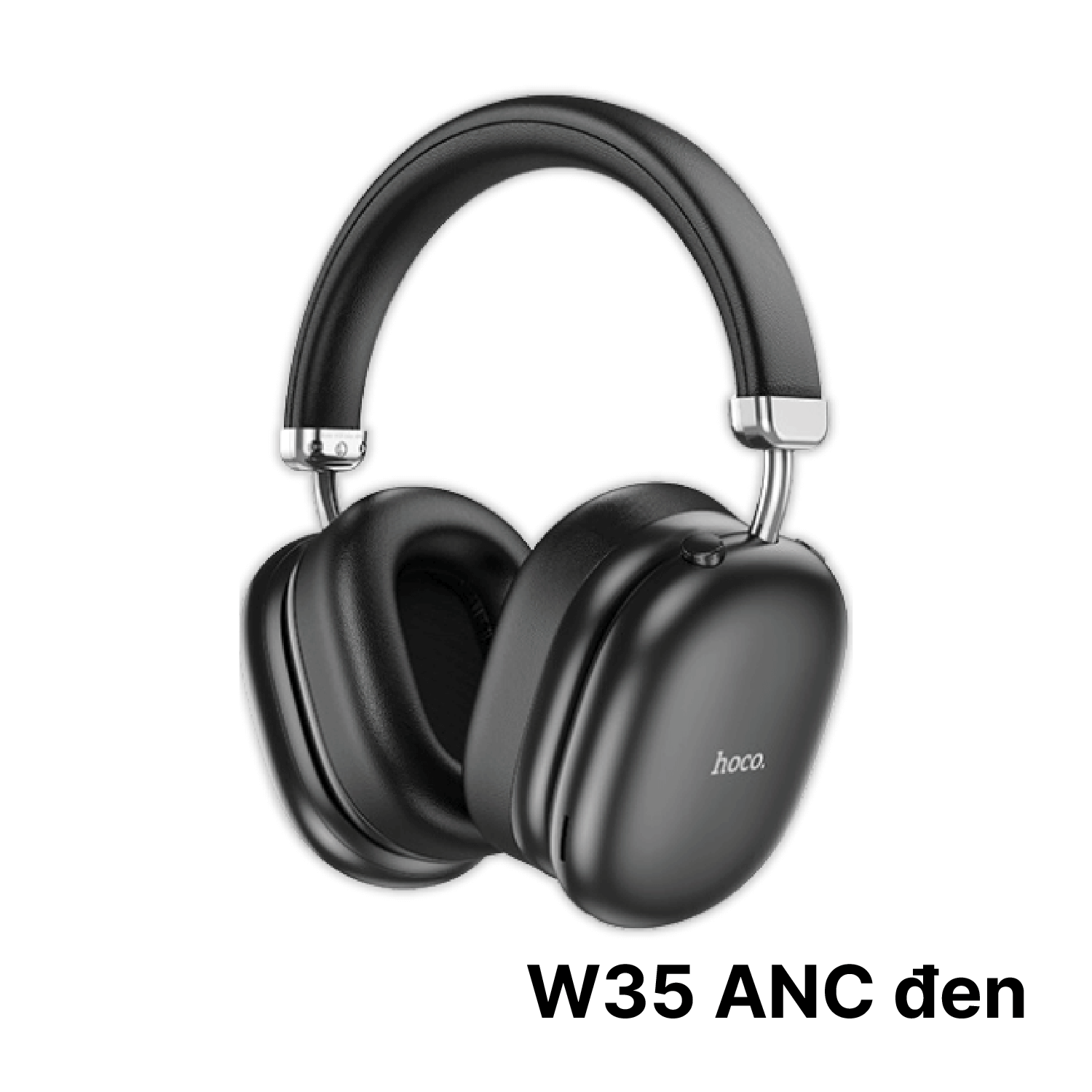 W35 ANC Đen Tai Nghe Bluetooth Hoco W35 ANC Màu Đen – Chống Ồn Chủ Động, Bluetooth 5.3, Pin 90H - Ảnh 1