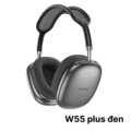 Tai Nghe Bluetooth Hoco W55 PLUS Màu Đen – Pin 90H, Bluetooth 5.4, Thiết Kế Trùm Tai, Chống ồn chủ động