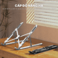 Giá đỡ laptop N3 Pro HỒNG - Nhôm gấp gọn, 10 cấp độ điều chỉnh, cho máy 11-15inch - Ảnh 4