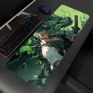 Lót chuột cỡ lớn 80×30 Zoro rồng xanh