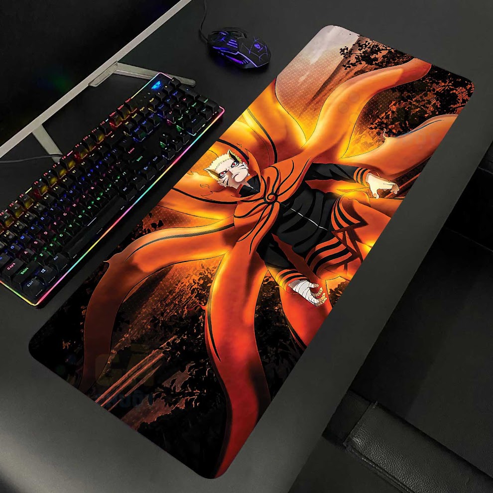 xr:d:DAFS1VN_bH4:6,j:41992016235,t:22112405 Lót chuột cỡ lớn 80x30 Naruto Baryon Mode - Ảnh 1