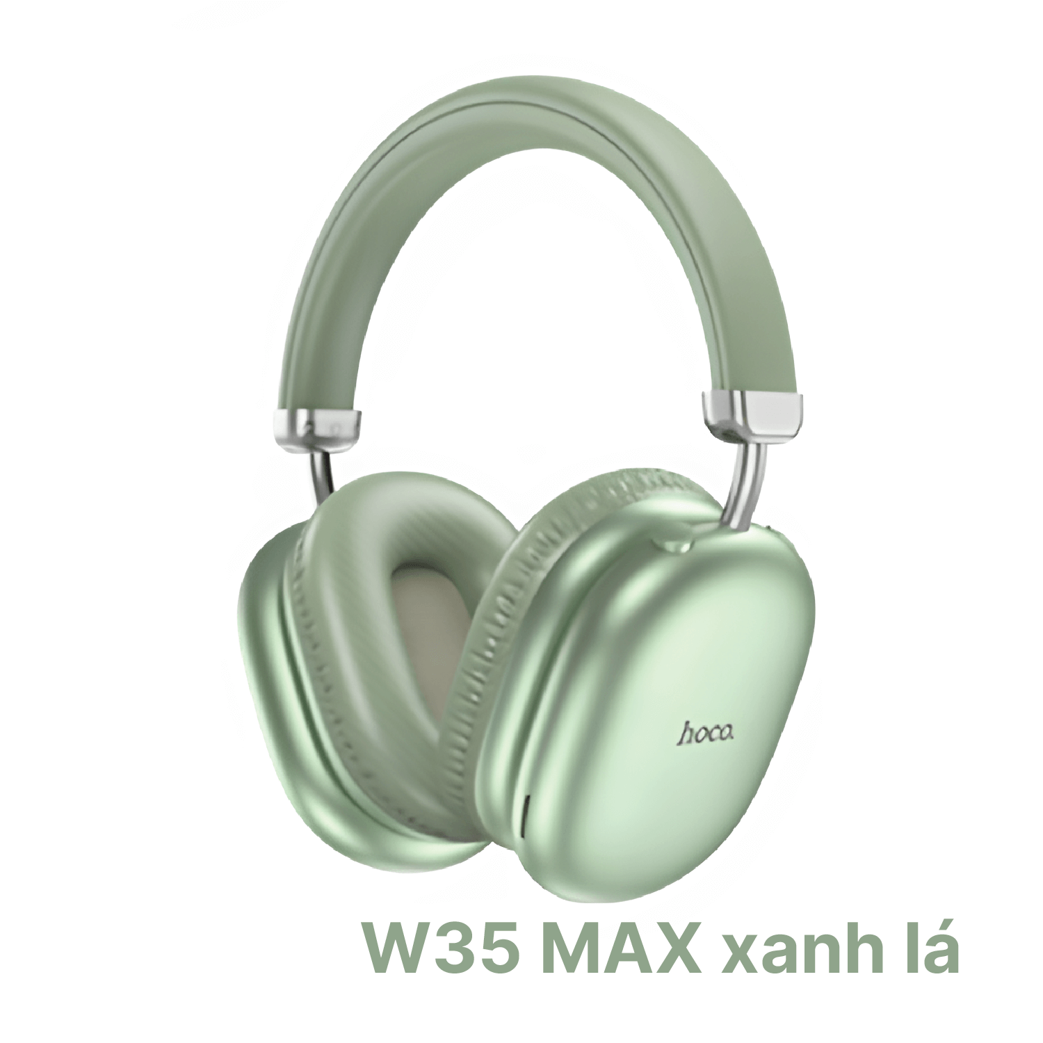 W35 MAX LÁ Tai Nghe Bluetooth Hoco W35 Max Màu Xanh lá – Chống Ồn, Bluetooth 5.3, Pin 90H - Ảnh 1