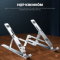 Giá đỡ laptop Z4 BẠC - Nhôm gấp gọn, 10 cấp độ điều chỉnh, cho máy 11-16inch - Ảnh 4