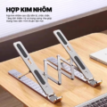 Giá đỡ laptop Z5 ĐEN - Nhôm gấp gọn, 10 cấp độ điều chỉnh, cho máy tính 11-17inch - Ảnh 3