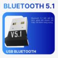 USB Thu Bluetooth 5.1 Cho Máy Tính – Kết Nối Tai Nghe/Loa/Bàn Phím/Chuột - Ảnh 3