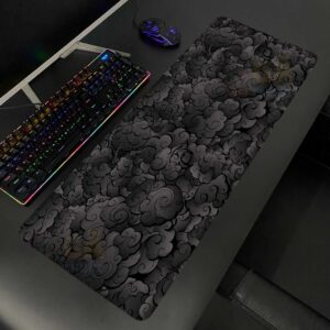 Lót chuột cỡ lớn 80×30 Mây khói màu xám