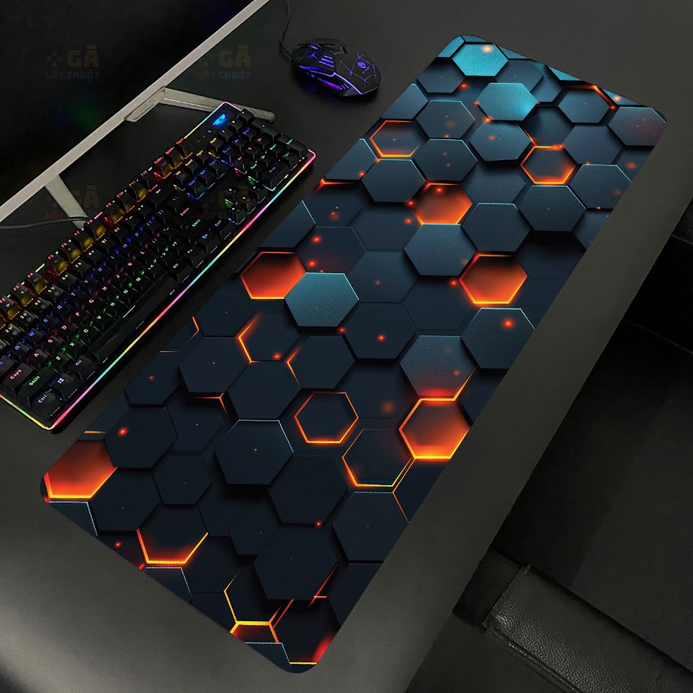 Lót chuột cỡ lớn (350) Lót chuột cỡ lớn 80x30 Tổ ông công nghệ Màu Cam - Ảnh 1