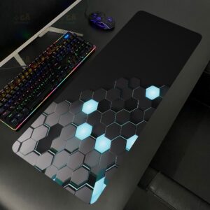 Lót chuột cỡ lớn 80×30 Tổ ông công nghệ Màu Đen và Xanh Dương