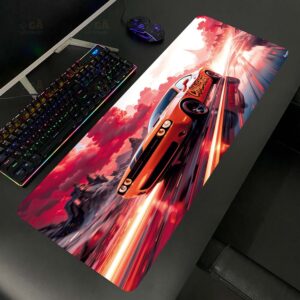 Lót chuột cỡ lớn 80×30 Xe Đua Màu Đỏ