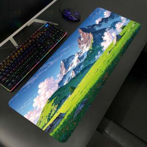 Lót chuột cỡ lớn 80×30 Bãi Cỏ Và Núi Băng