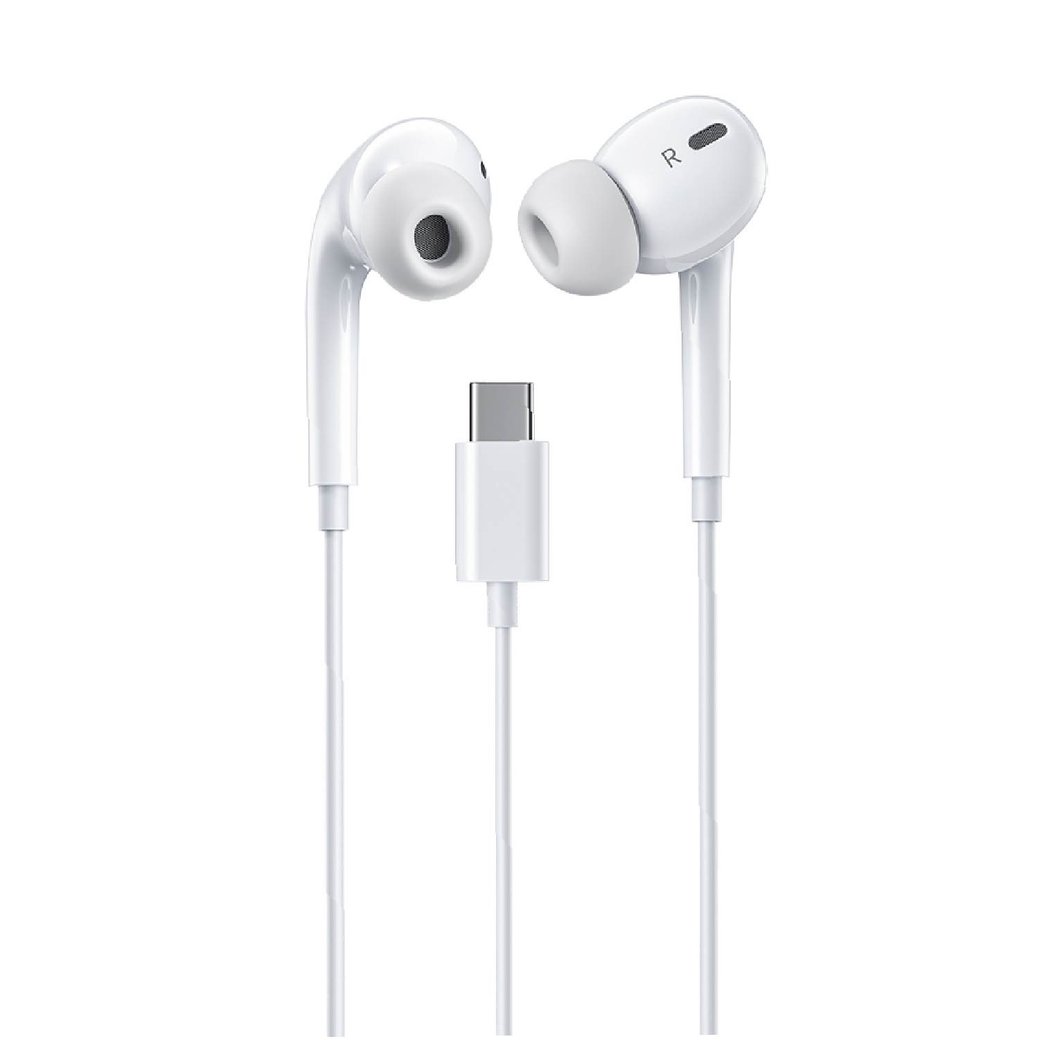 Yb06 tc Tai nghe inear Wekome YB06 Type_C - Driver 10mm, Thiết kế cơ bản, Âm thanh sống động - Ảnh 1