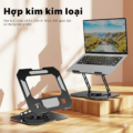 Giá đỡ xoay laptop L08 BẠC – Kim loại, xoay 360° phù hợp cho laptop 11-17 inch - Ảnh 2