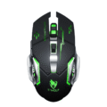 Chuột Gaming Không Dây T Wolf Q13 Pure - Thiết kế gaming, Kết nối 2.4Ghz, LED RGB, Silent Switch