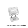 Giá đỡ xoay tablet SG16 BẠC – Kim loại, xoay 360° phù hợp cho tablet dưới 11 inch