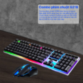 Combo Phím Chuột G21B Giả Cơ LED RGB – Bàn Phím + Chuột Gaming Layout 100% - Ảnh 2