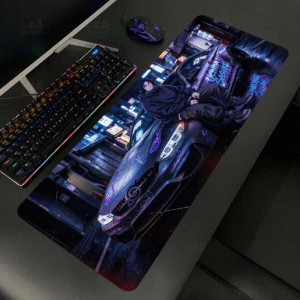 Lót chuột cỡ lớn 80×30 Sasuke Và Siêu Xe