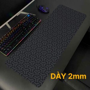 Lót chuột cỡ lớn 80×30 Deskmat Hoa văn chìm Dày 2mm