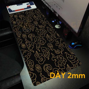 Lót chuột cỡ lớn 90×40 Mây khói màu xám Dày 2mm