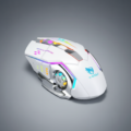 Chuột Gaming Không Dây T Wolf Q13 White - Thiết kế gaming, Kết nối 2.4Ghz, LED RGB, Silent Switch - Ảnh 4